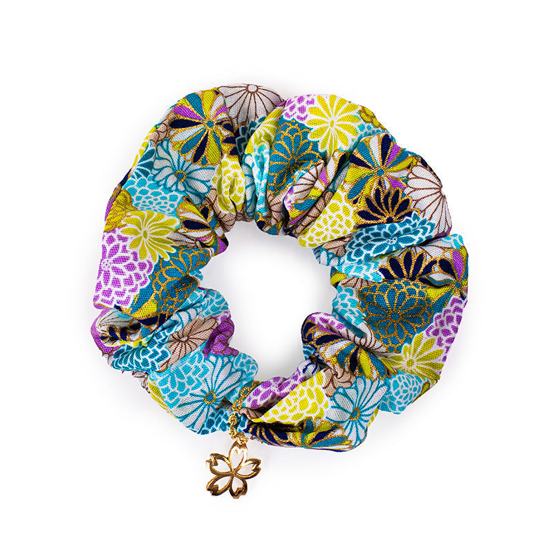 Scrunchie Giapponese - Blu