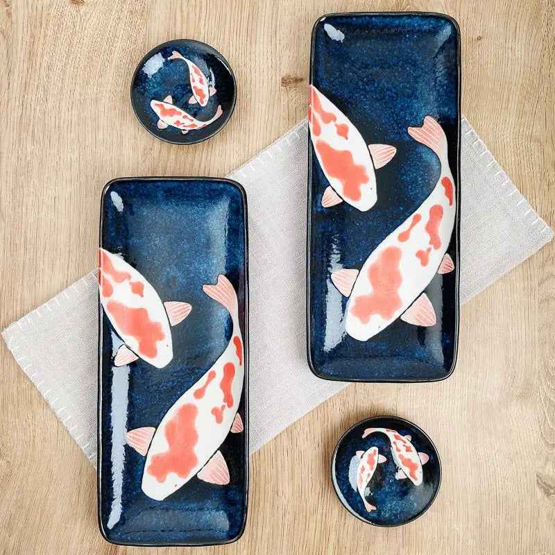 Set di piatti da sushi giapponese