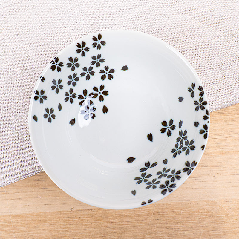 Set 2 Ciotole Giapponesi in Nero e Bianco