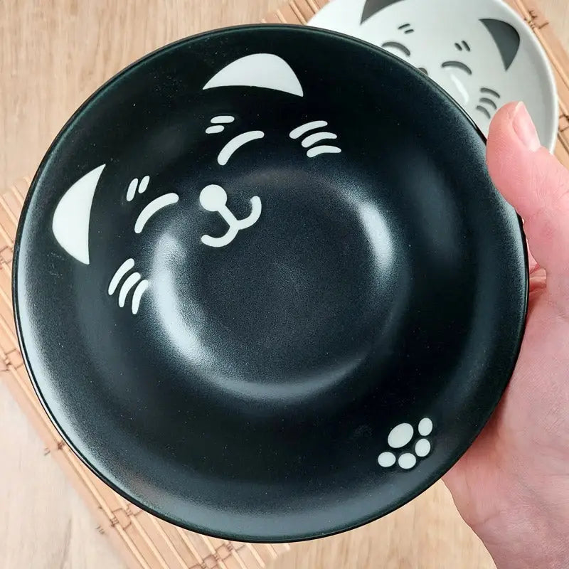 Set di 2 ciotole per ramen per gatti