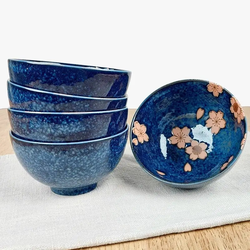Set di 5 ciotole giapponesi Sakura