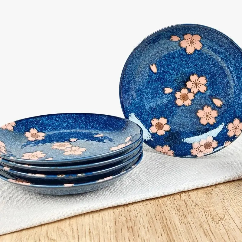 Set di 5 piatti giapponesi Sakura