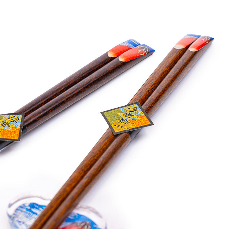 Set Bacchette Fuji Rosso con Supporti