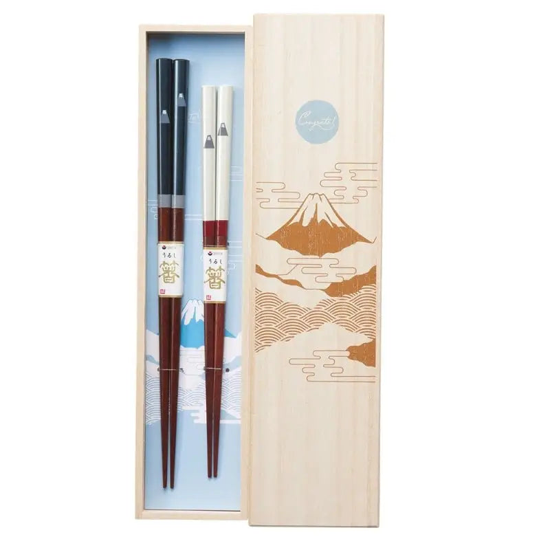 Set di bacchette giapponesi e Fuji