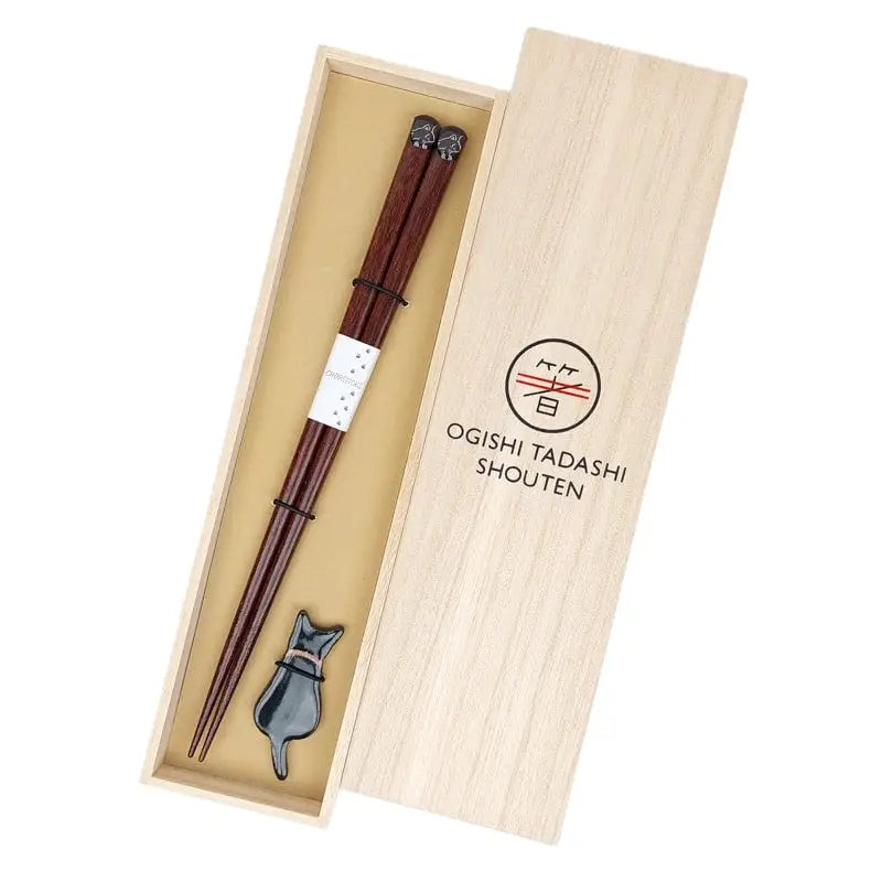 Set di bacchette giapponesi Black Cat