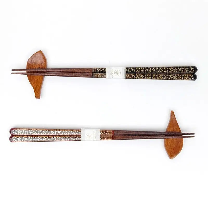 Set regalo di bacchette giapponesi Sakura d'Or