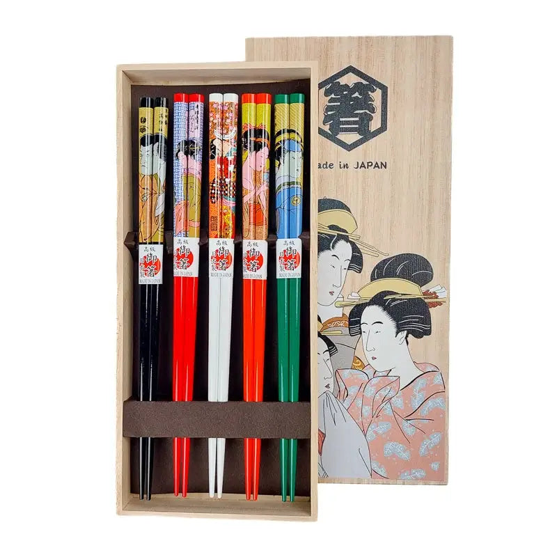 Set di bacchette giapponesi Ukiyo-e