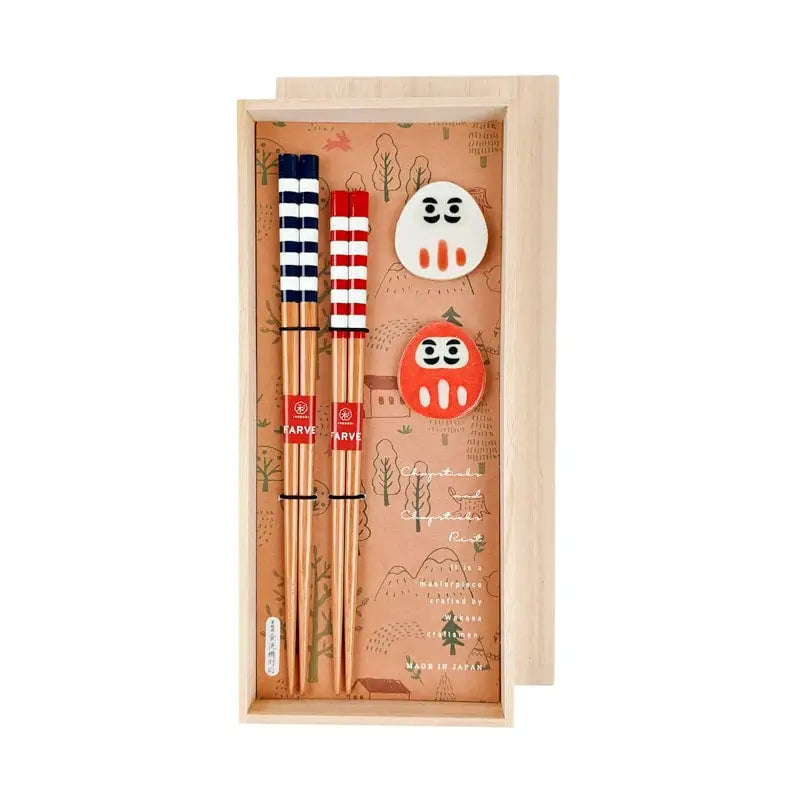 Set di bacchette giapponesi Daruma