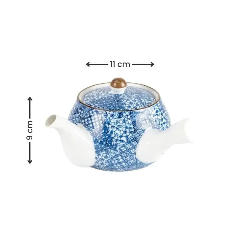 Set da tè giapponese Kasuri