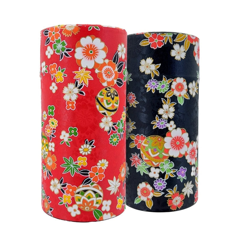 Set di 2 barattoli da tè in carta Washi