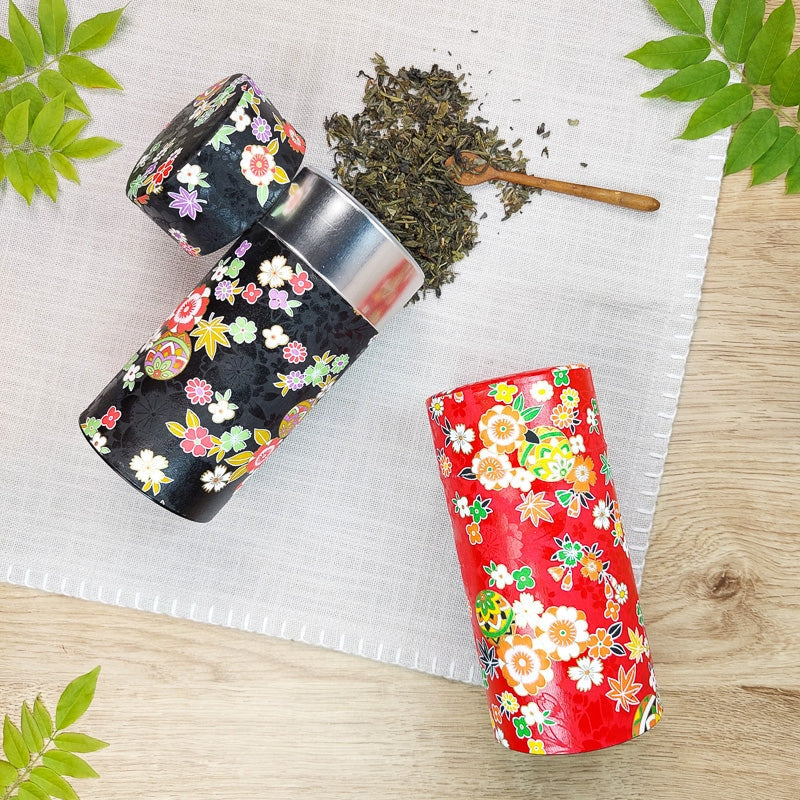 Set di 2 barattoli da tè in carta Washi