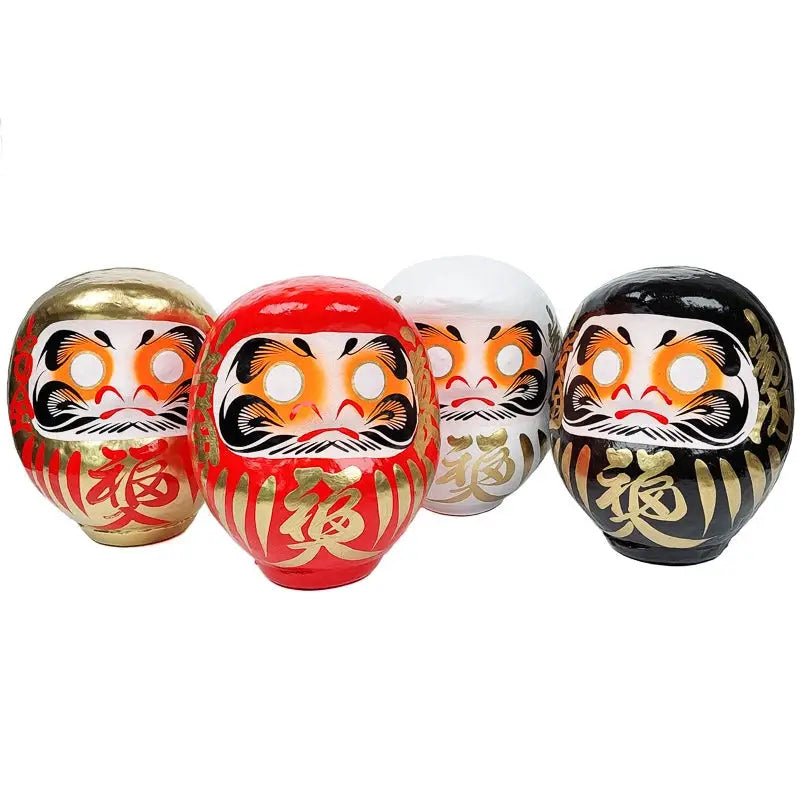 Set di 4 Daruma grandi - 15 cm