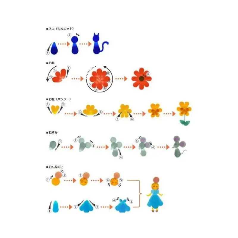 Set di 6 pennarelli a doppia punta