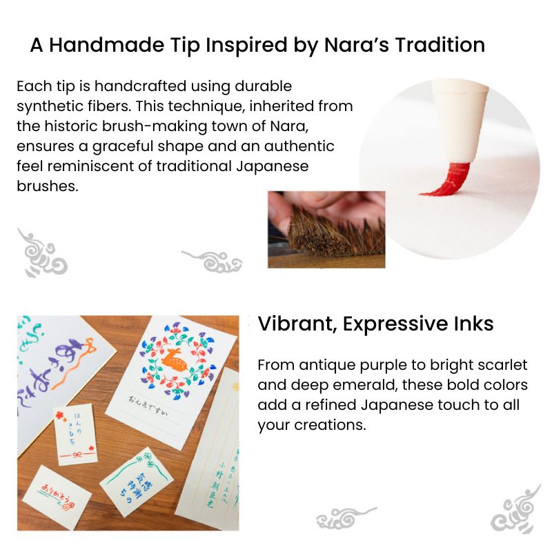 Set Di 6 Pennarelli Colorati Tenpyo No Yume