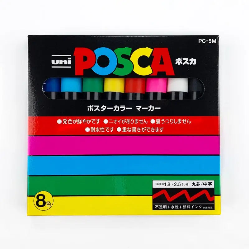 Set di 8 pennarelli Posca