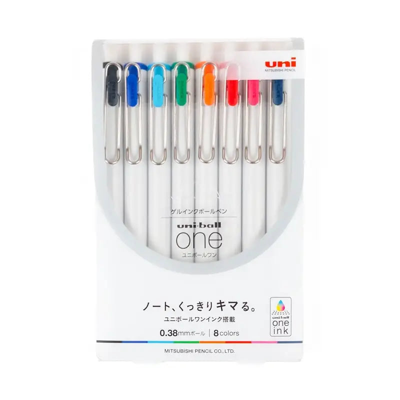 Set di 8 penne a inchiostro gel Uni-Ball