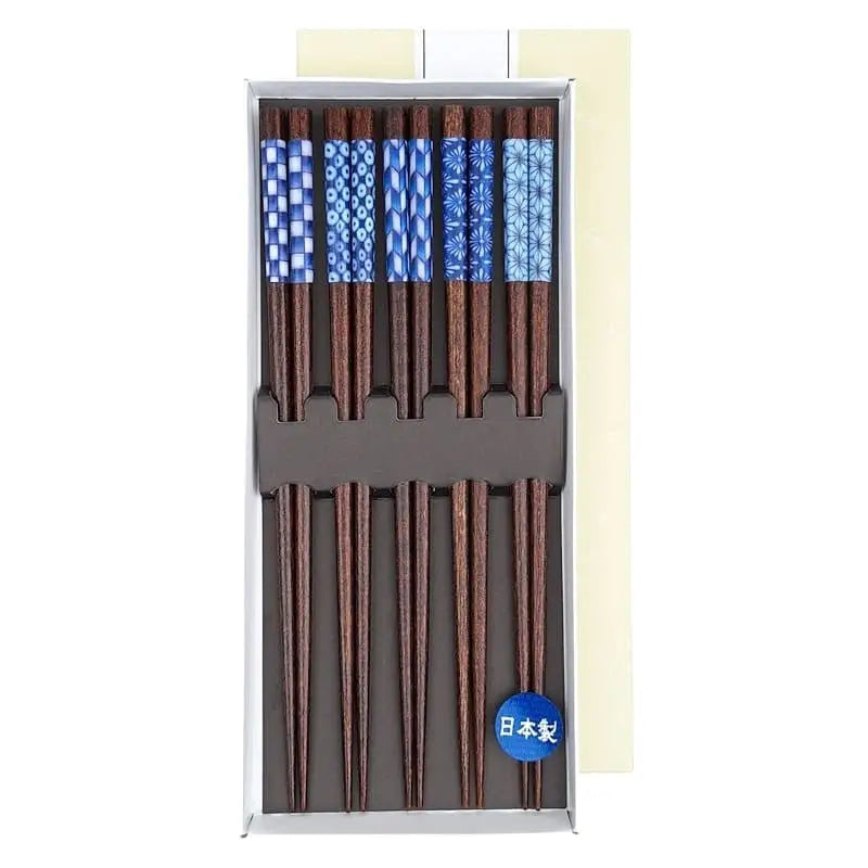 Set di bacchette giapponesi Aizome