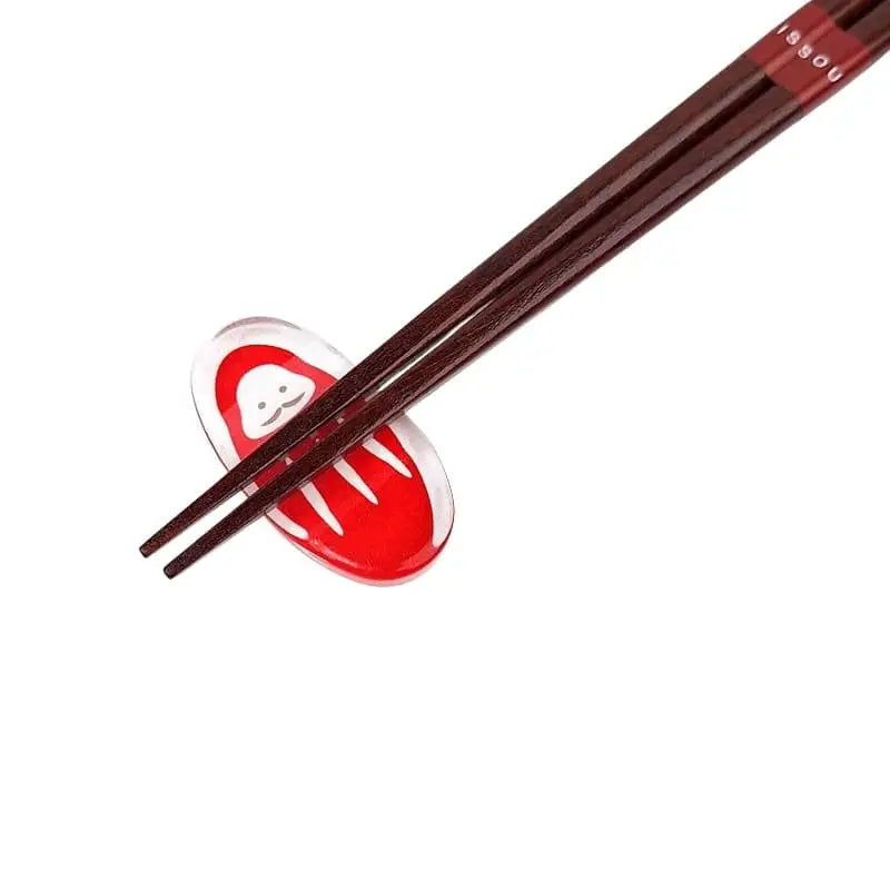 Set di bacchette giapponesi con motivo Daruma