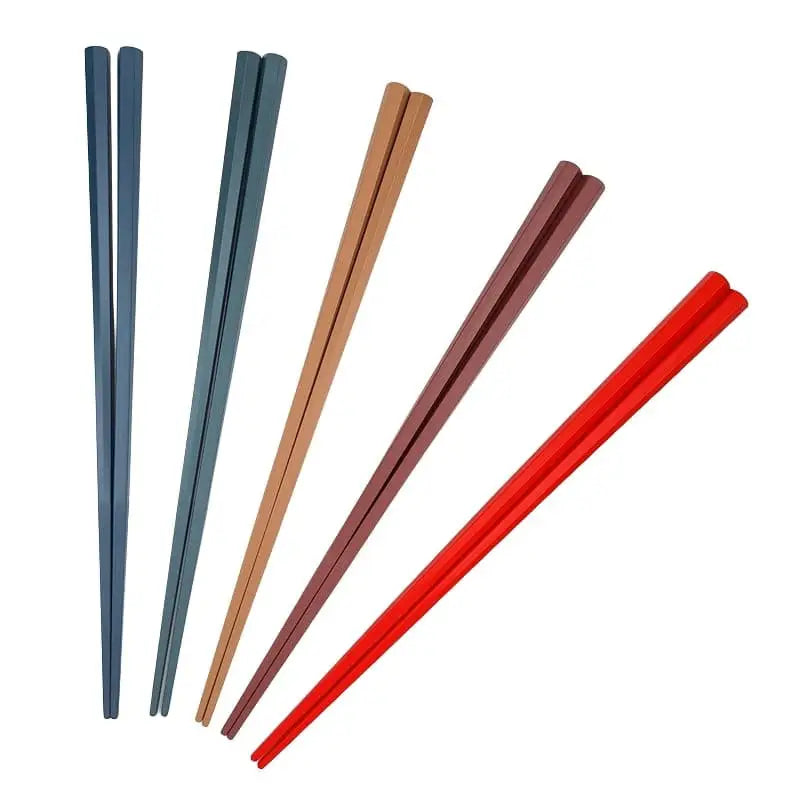 Set di bacchette giapponesi esagonali