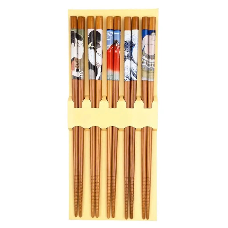 Set di bacchette giapponesi Ukiyo e