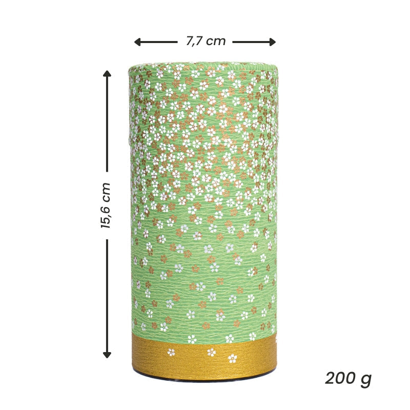 Set di Due Barattoli da Tè con Carta Washi - Hanazono