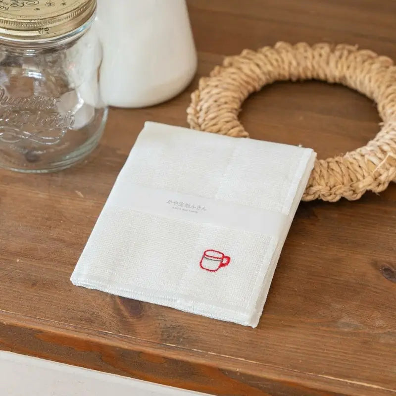 Set di strofinacci ricamati giapponesi