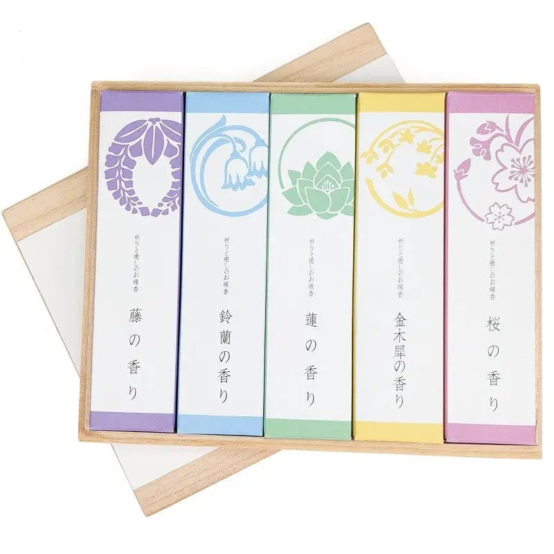 Set regalo di incenso giapponese naturale