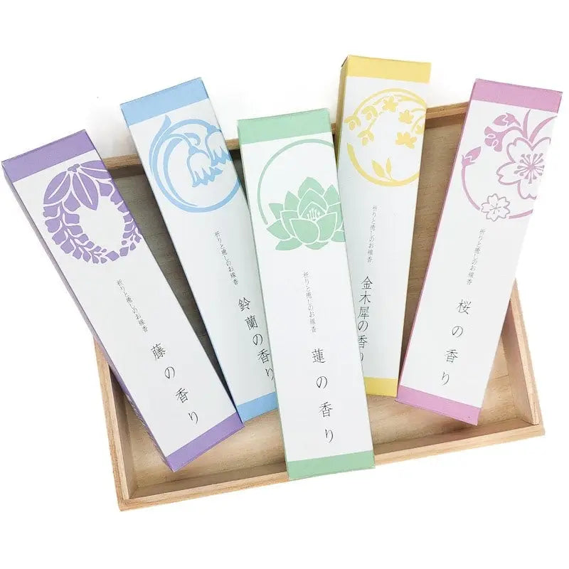 Set regalo di incenso giapponese naturale