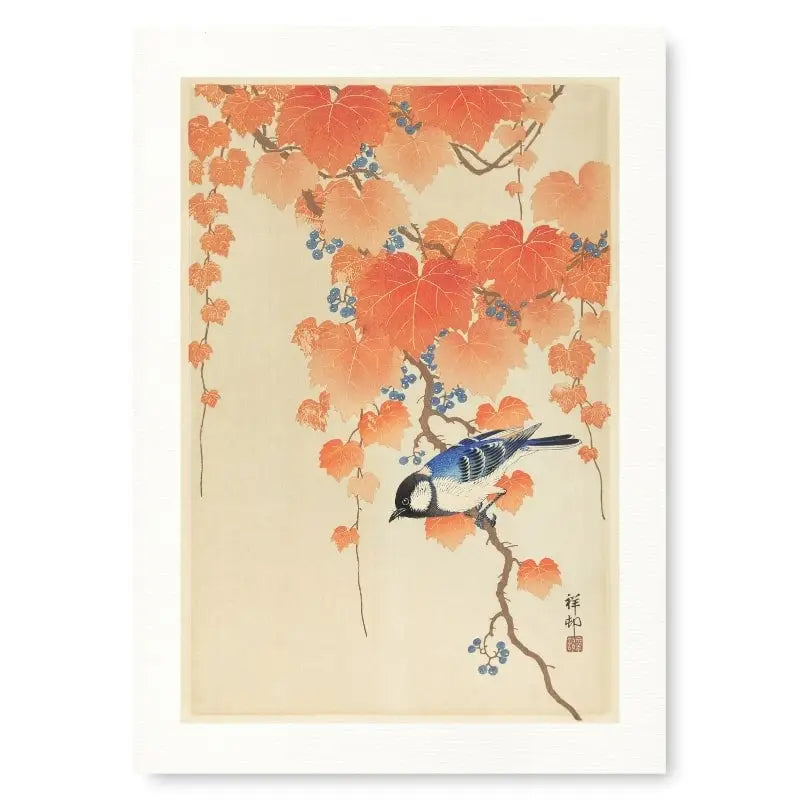 Stampa Chickadee giapponese - A3