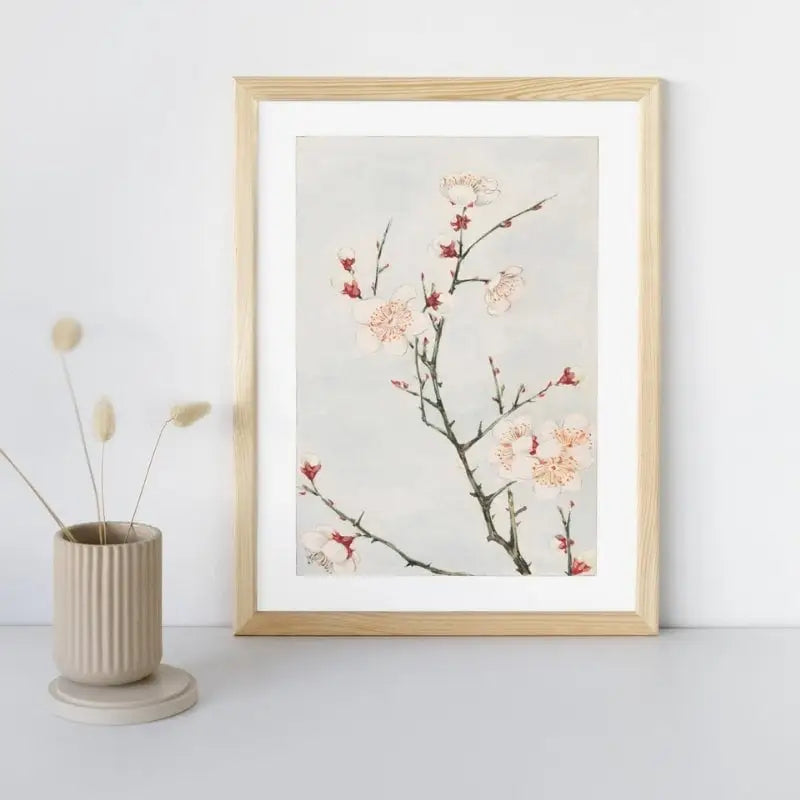 Stampa di fiori di prugno giapponesi - A3