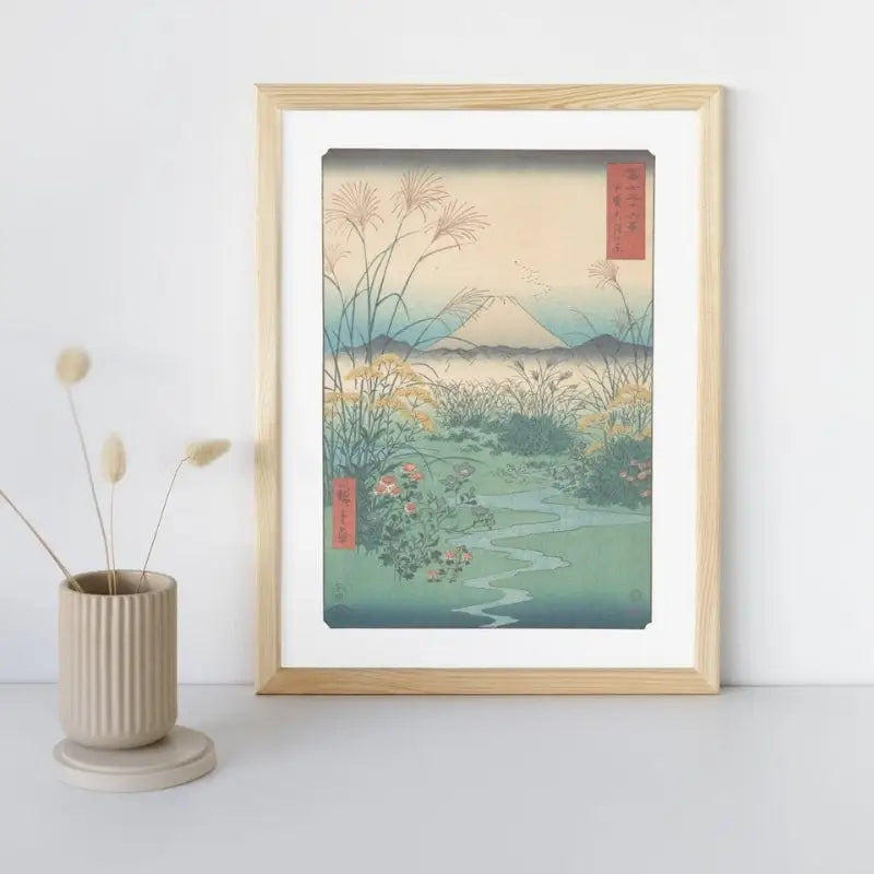 Stampa giapponese Plain di Ōtsuki - A3
