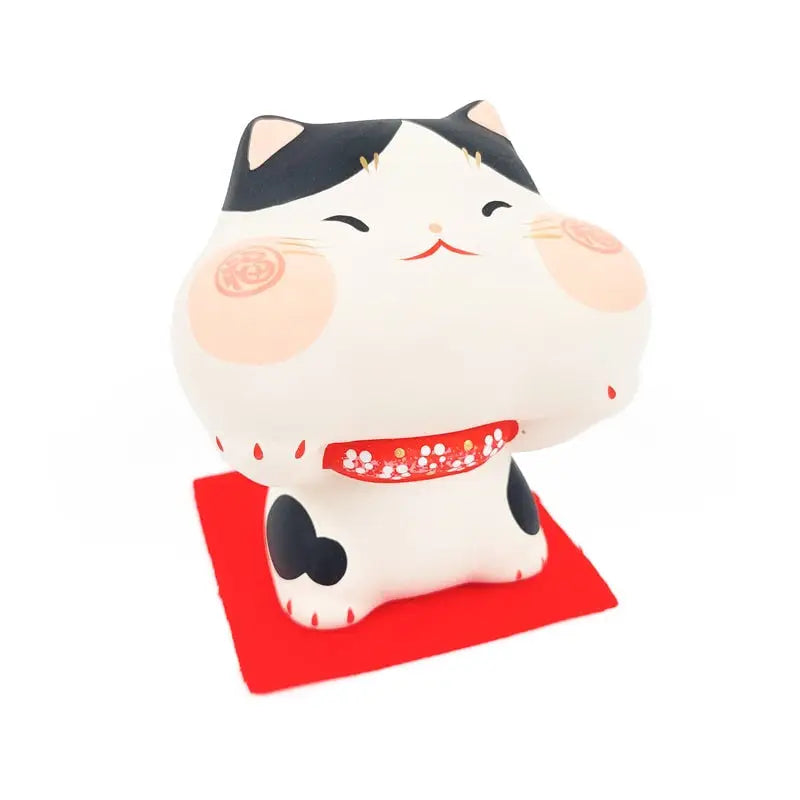 Statuetta di gatto Guance Plump