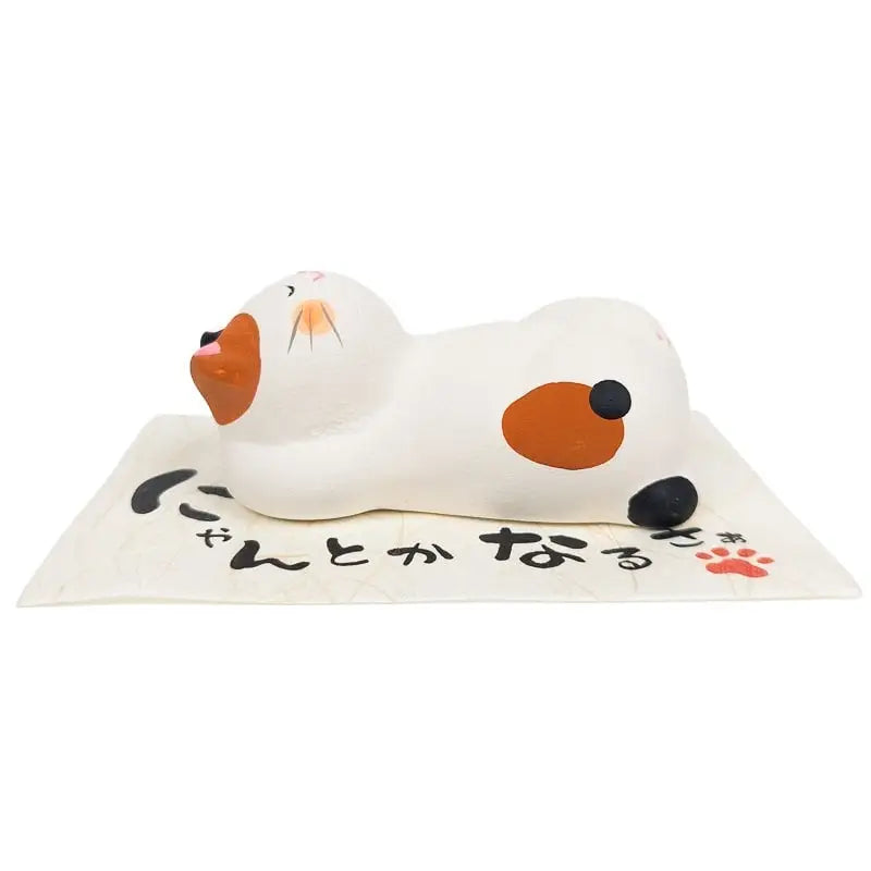 Statuetta di gatto Savasana