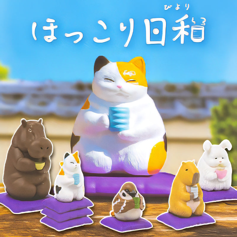 Statuetta Gachapon - Animale su un Cuscino