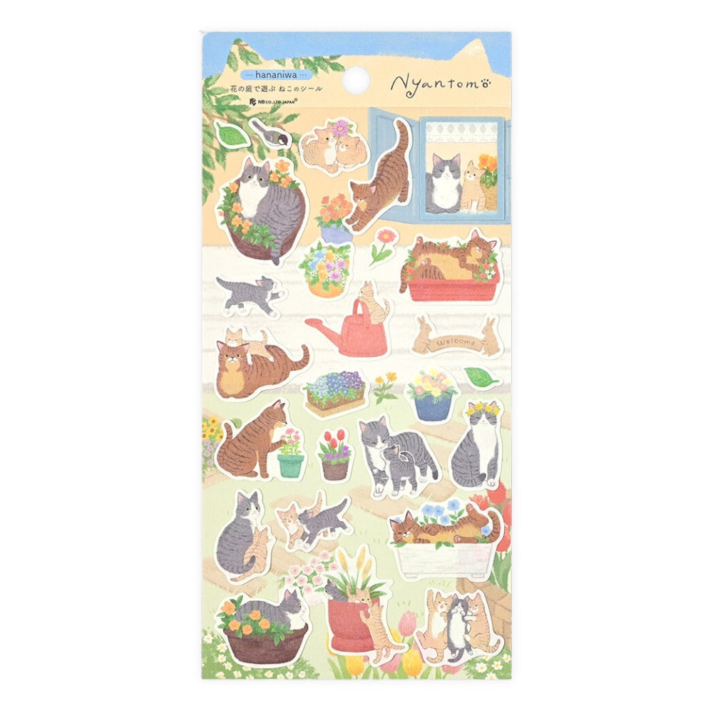 Sticker Giapponesi - Gatti Hananiwa