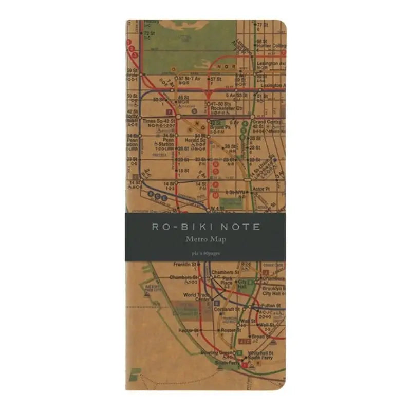 Taccuino Ro-Biki Appunti Mappa della metropolitana