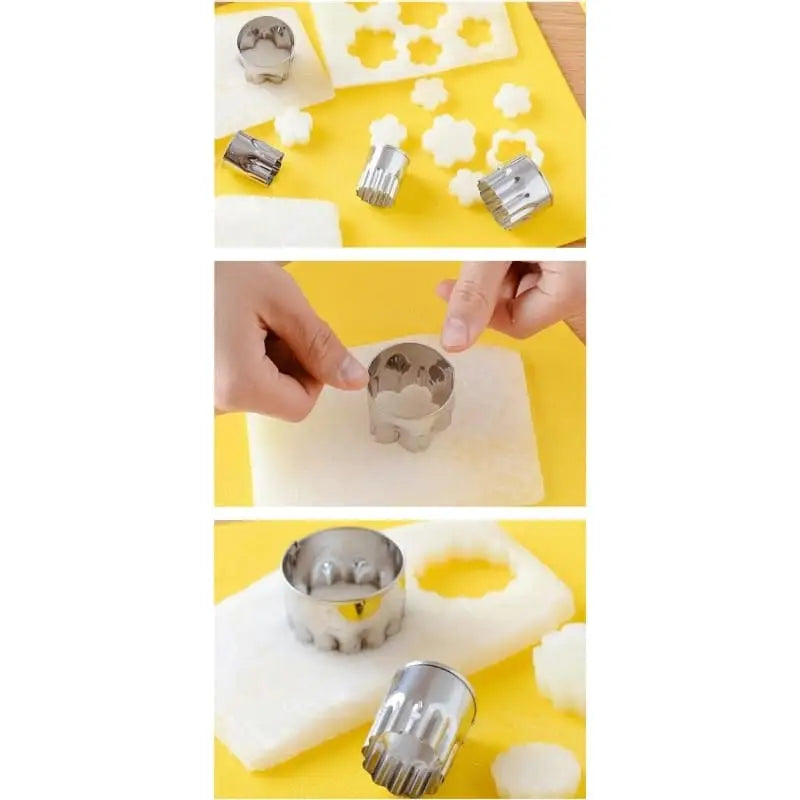 Tagliabiscotti giapponese a 4 fiori