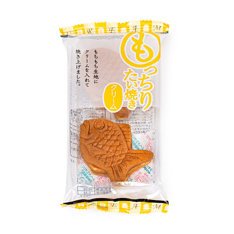 Taiyaki giapponese morbido con crema