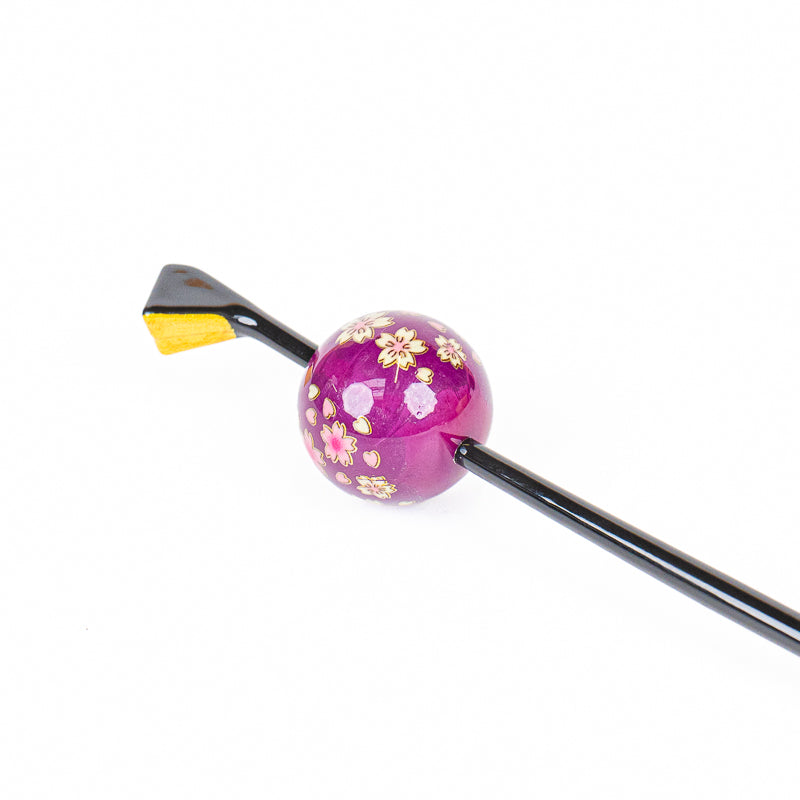 Tama Kanzashi giapponese Ukidama viola