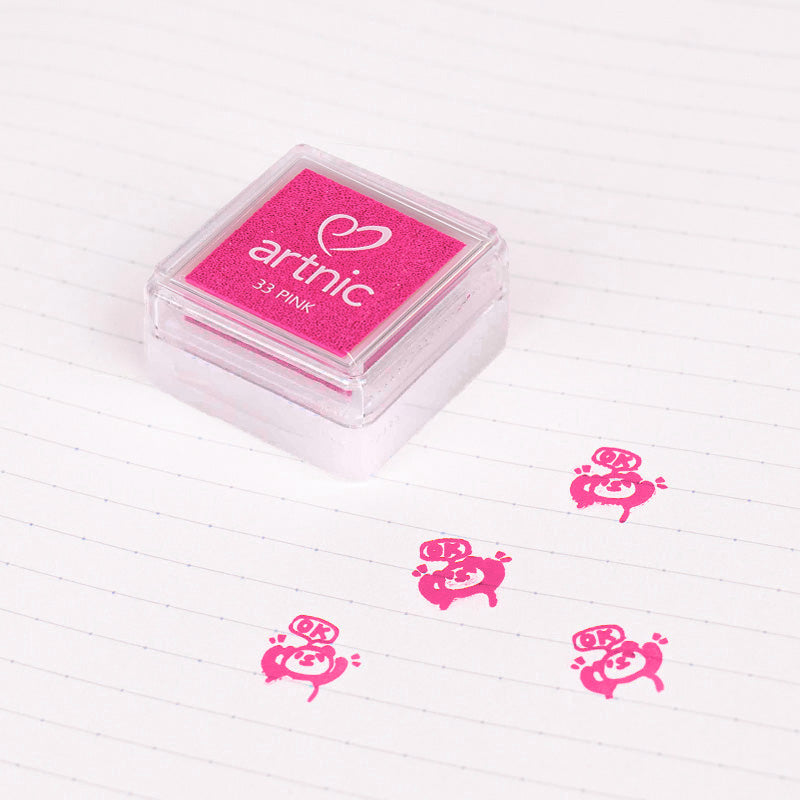Tampone per Timbri Giapponese – 7 Colori a Scelta Rosa