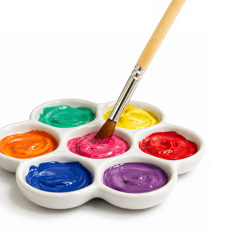Tavolozza Acquerello in Ceramica Margherita