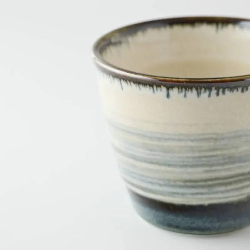 Tazza giapponese Hakeme blu