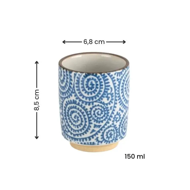 Tazza da tè giapponese Karakusa