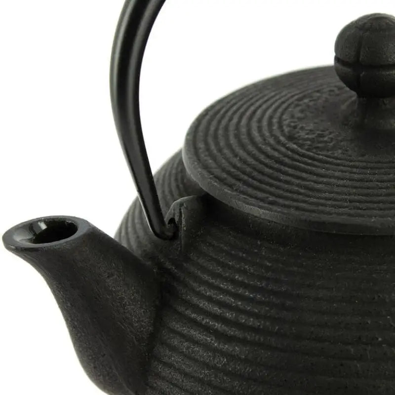 Teiera giapponese in ghisa Iwachu Senbiki Black 650 ml