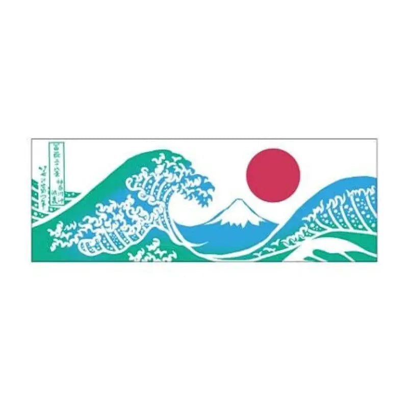 Tenugui Big Wave - Verde