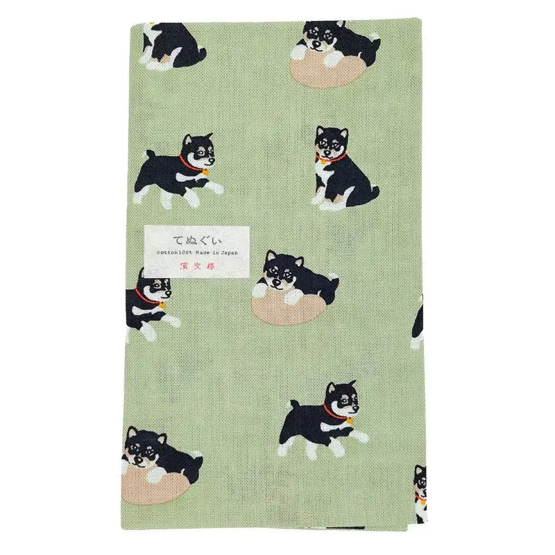Tenugui Kuro Shiba giapponese