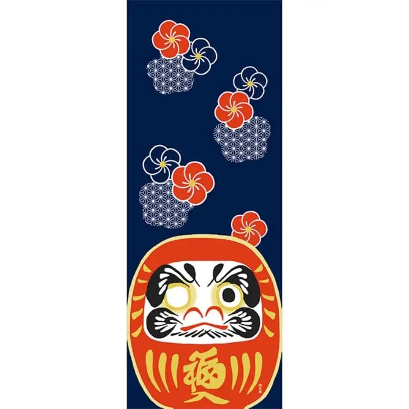 Tenugui Ume Daruma giapponese
