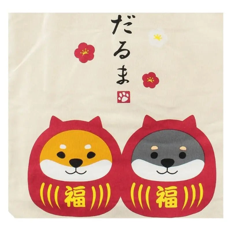 Borsa avorio Shiba Daruma