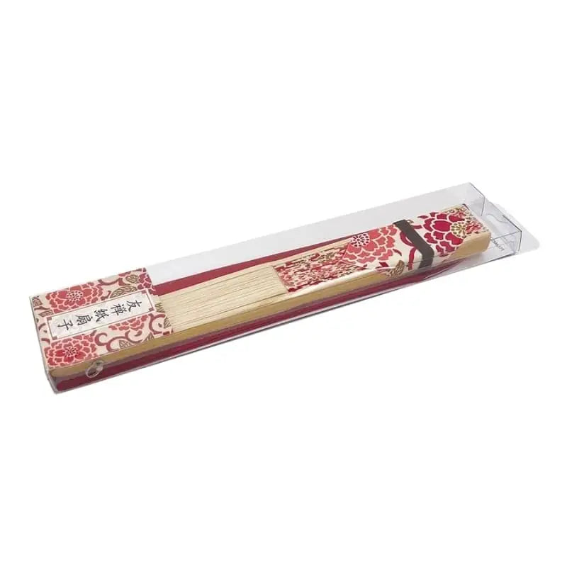 Yuzen Botan Arancione Fan giapponesi
