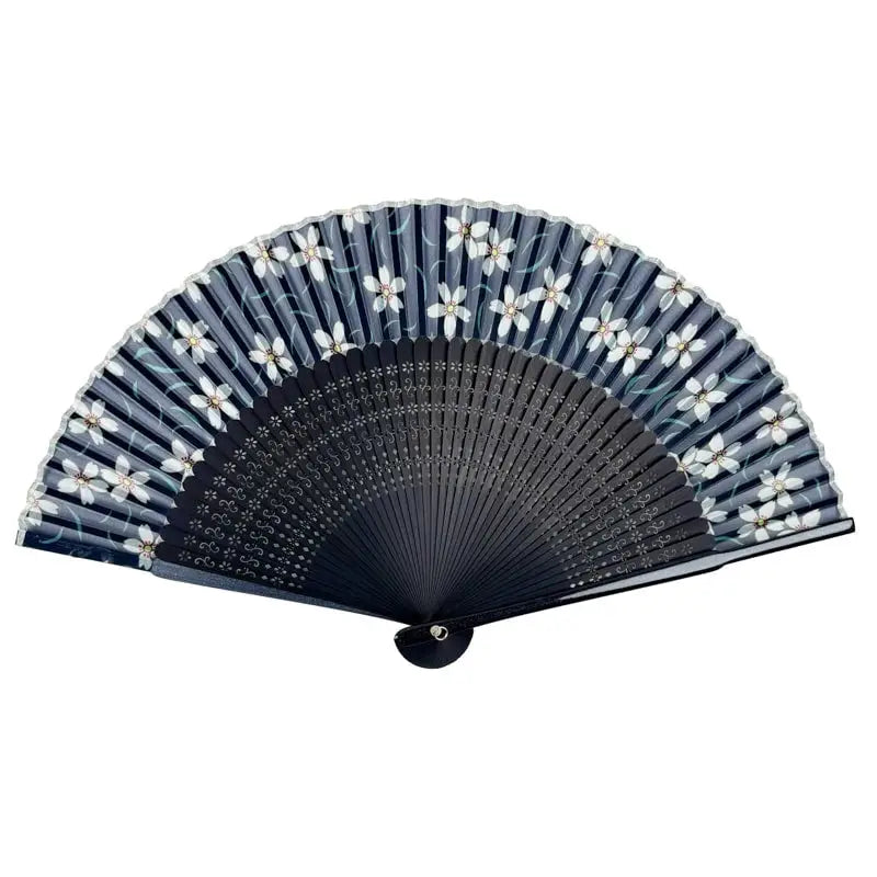 Ventaglio giapponese blu Sakura